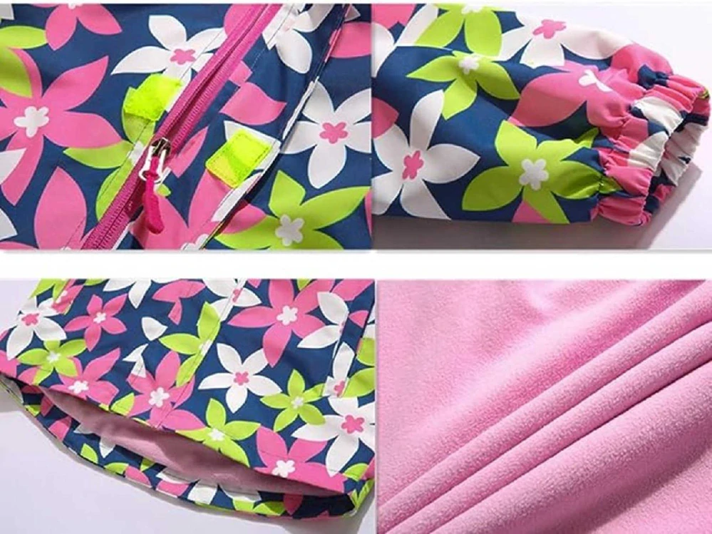 Dívčí šusťáková bunda zateplená Kugo B2839 tmavě modrá