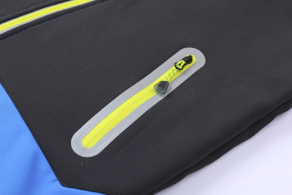 Chlapecká softshellová bunda zateplená Kugo HK5603 modrá / černá