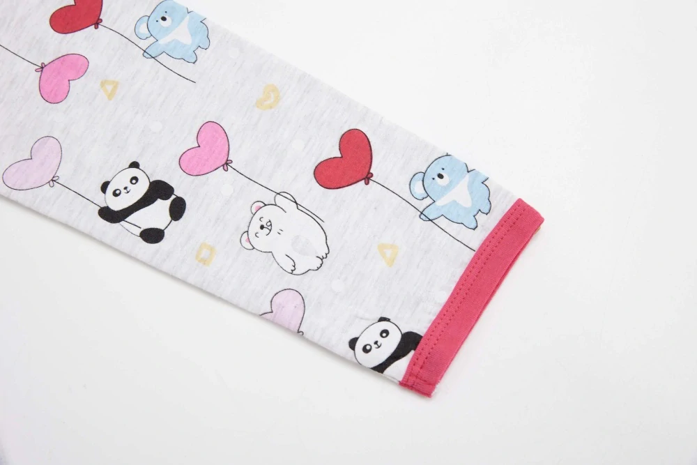 Dívčí noční košilka dl.r. Wolf S2483 šedý melír