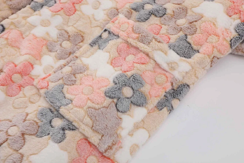 Dívčí a dámský župan Kugo FZ1086 meruňkový