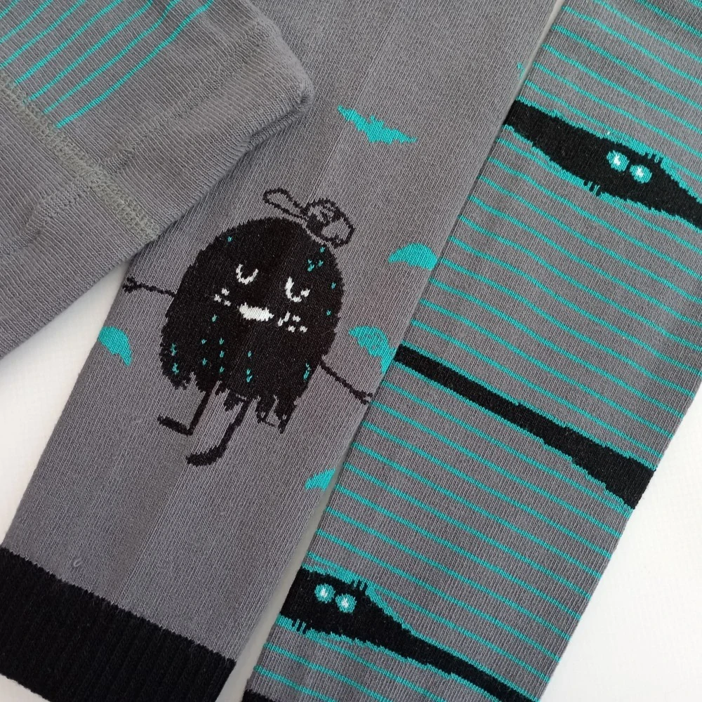 Chlapecké punčochové legíny Trepon Bubák zelené