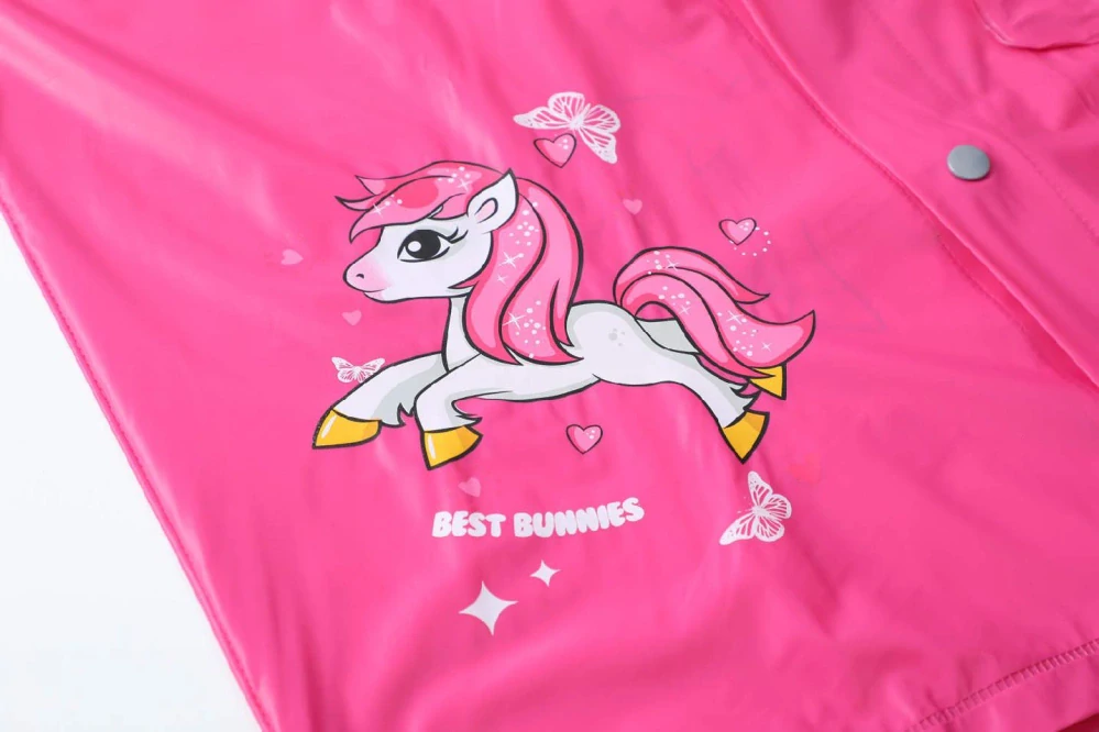 Dívčí pláštěnka Kugo P7826 růžová