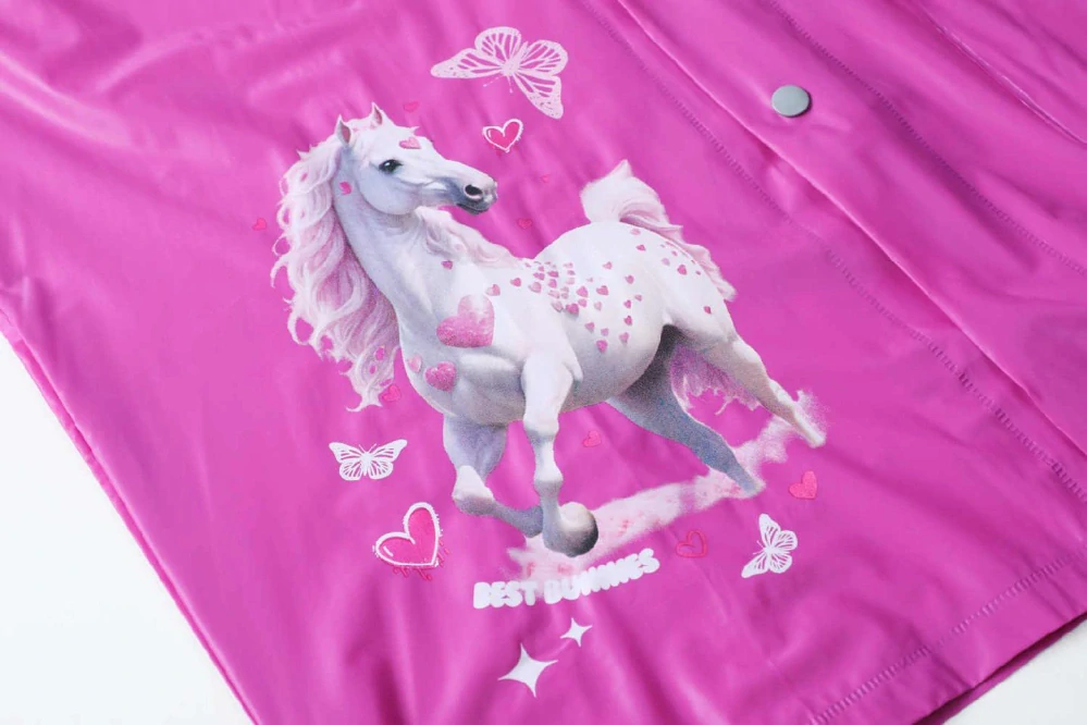 Dívčí pláštěnka Kugo P7821 fialová