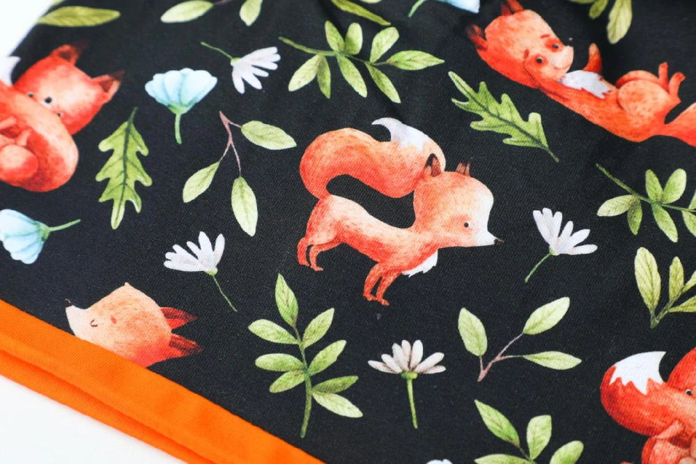 Dívčí jarní/podzimní čepice Kugo CF5623 – lišky