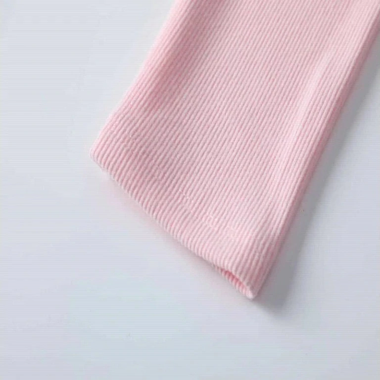 Dívčí tričko dlouhý rukáv Kugo ST3531 růžové