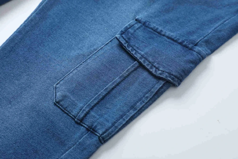 Chlapecké riflové tepláky - kalhoty Kugo CK0934 modré