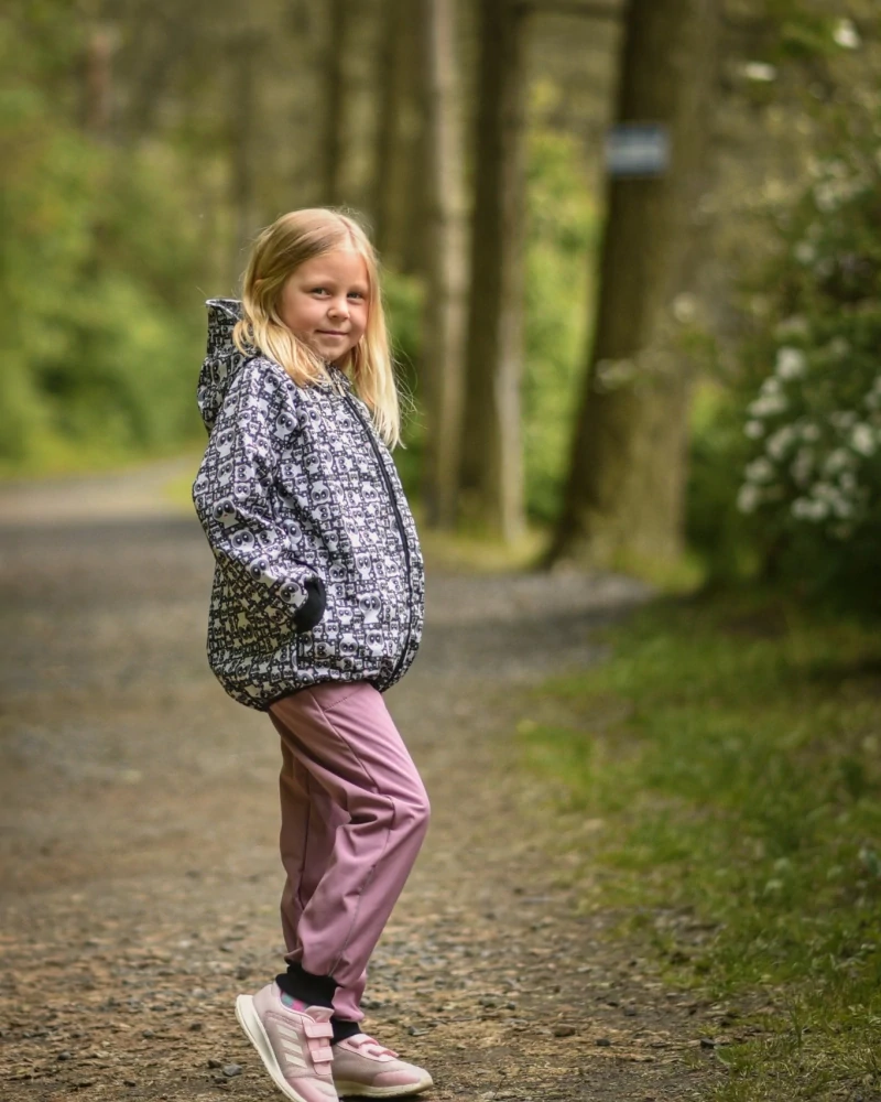 Dětská softshellová bunda zateplená Jožánek pandy