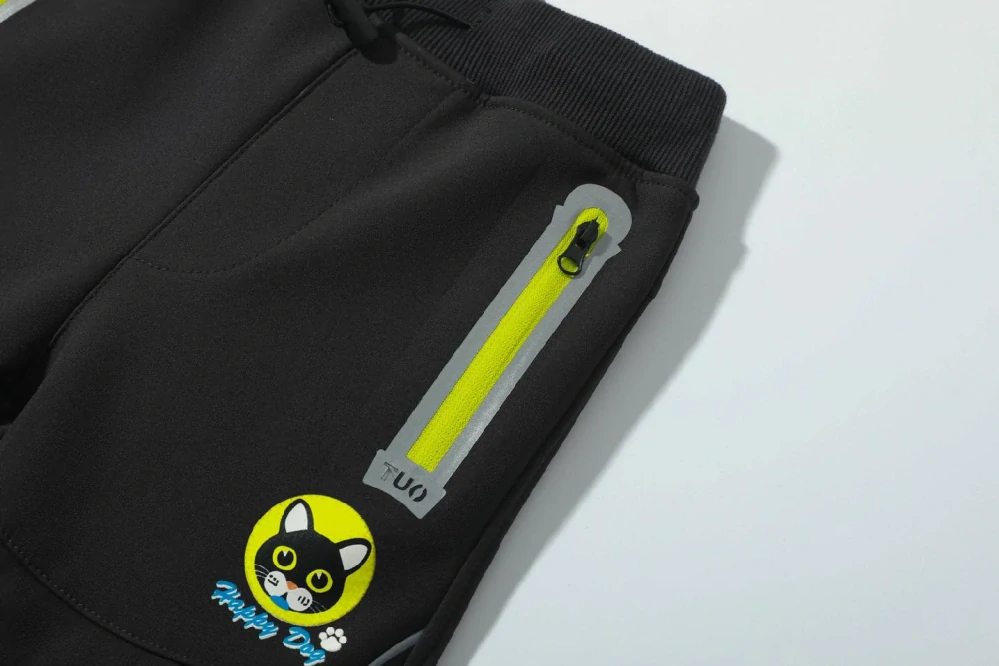 Chlapecké softshellové kalhoty zateplené Kugo HK5050 černé