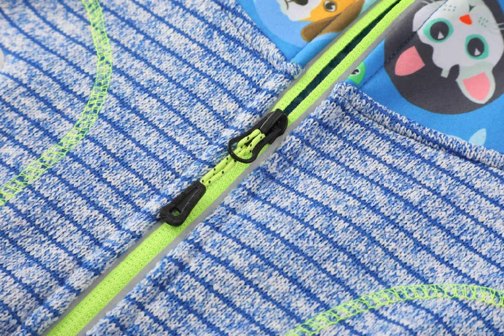 Chlapecká outdoorová mikina Kugo HM1990 modrá