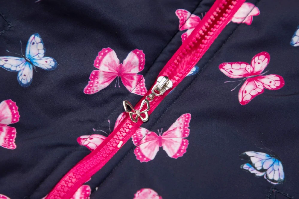 Dívčí zimní bunda Kugo KB2339 tmavě modrá