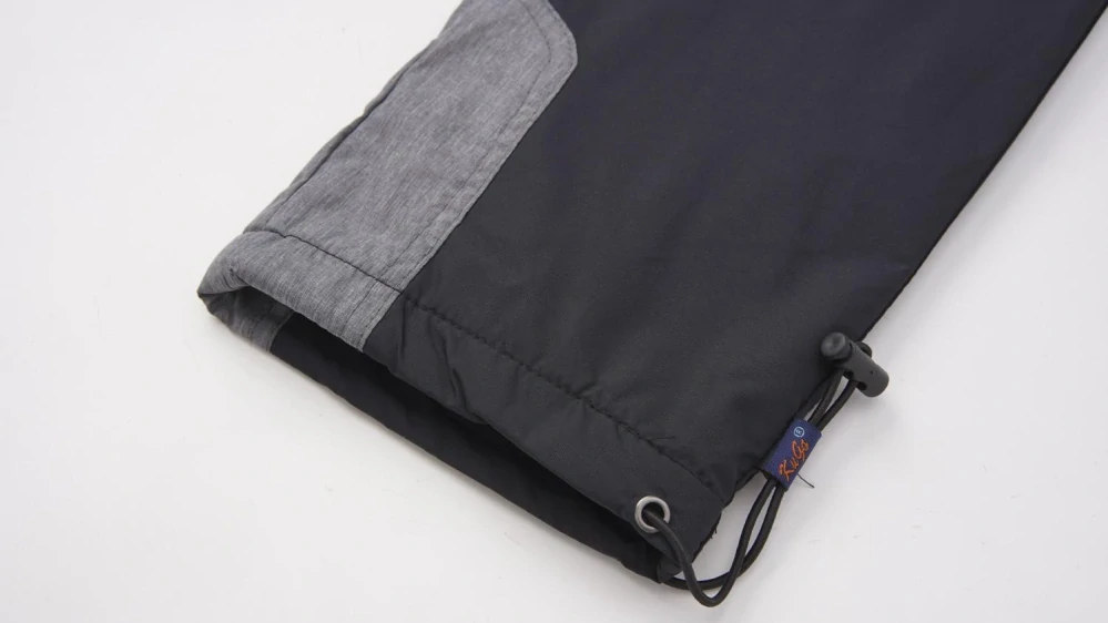 Dívčí šusťákové kalhoty zateplené Kugo DK8235 tmavě modrá / růžový zip