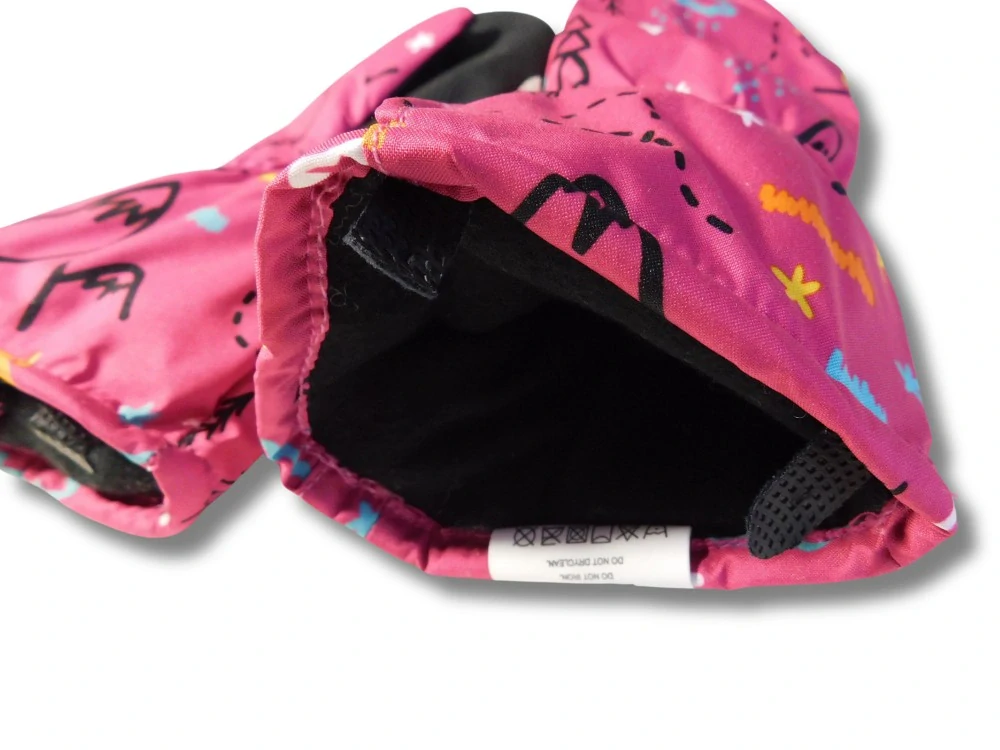 Dětské šusťákové palcové rukavice Echt C088 růžové