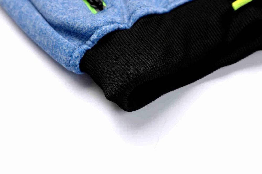 Teplé softshellové tepláky chlapecké Kugo GK8639 modré