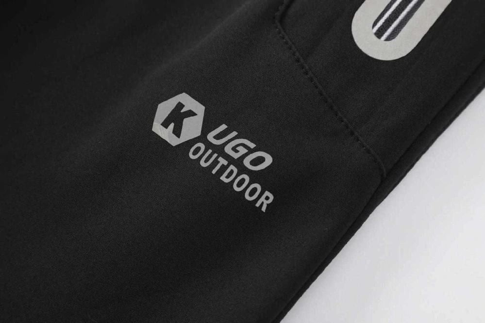 Dětské softshellové kalhoty zateplené Kugo HK5066 černo-šedé