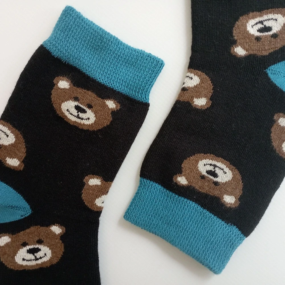 Dětské zimní termo ponožky Trepon Bear černé