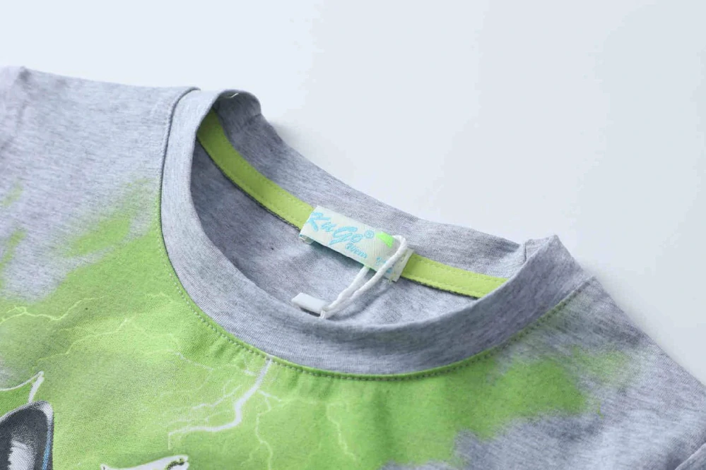 Chlapecké tričko krátký rukáv Kugo DC9410 šedý melír