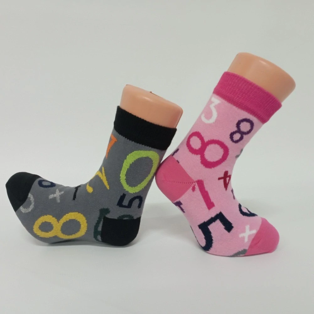 Dětské ponožky Trepon Number růžové