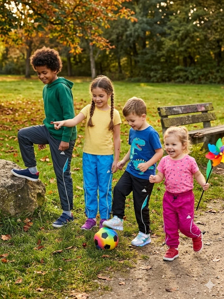 Dětské šusťákové kalhoty Kugo H216B modré