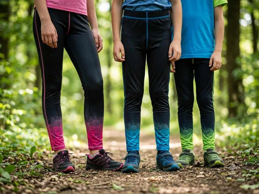 Chlapecké funkční sportovní legíny Kugo PC2525 černo-modré