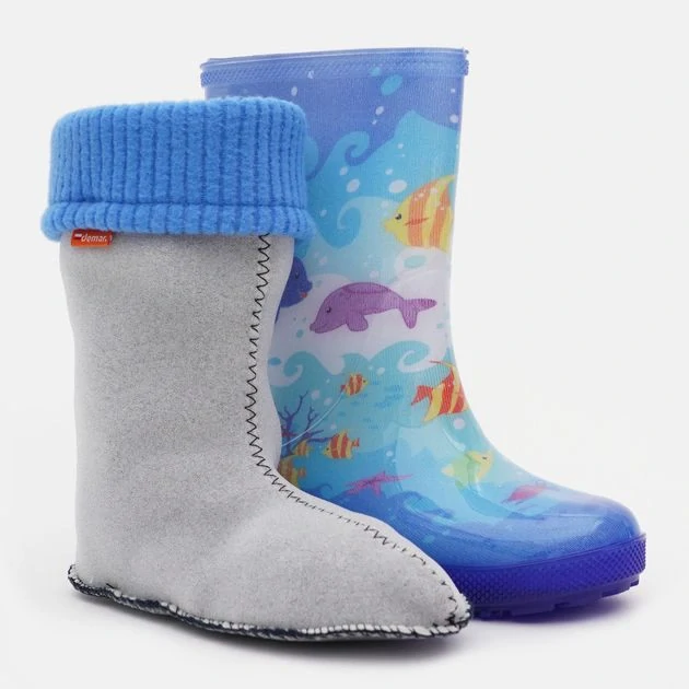 Dětské zateplené holínky Demar Hawai Lux Exclusive EG Oceán