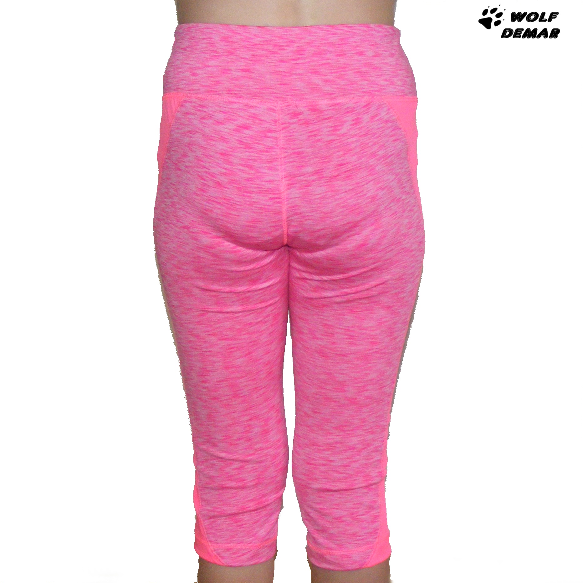 Dívčí 3/4 legíny WOLF H2047 růžové