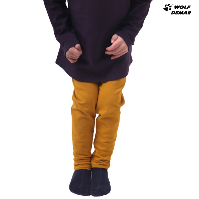 Dětské legíny JOŽÁNEK hořčicové