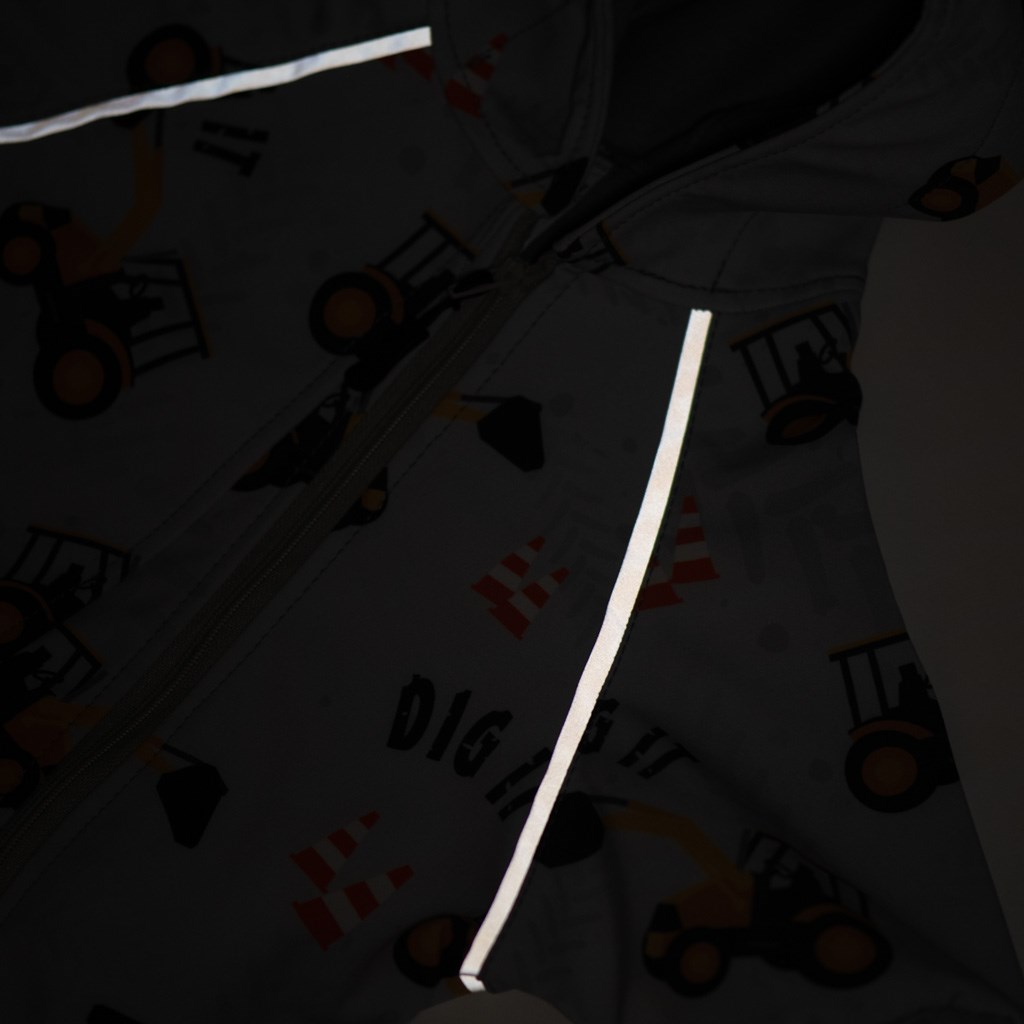 Softshellový kojenecký overal NEW BABY Bagr