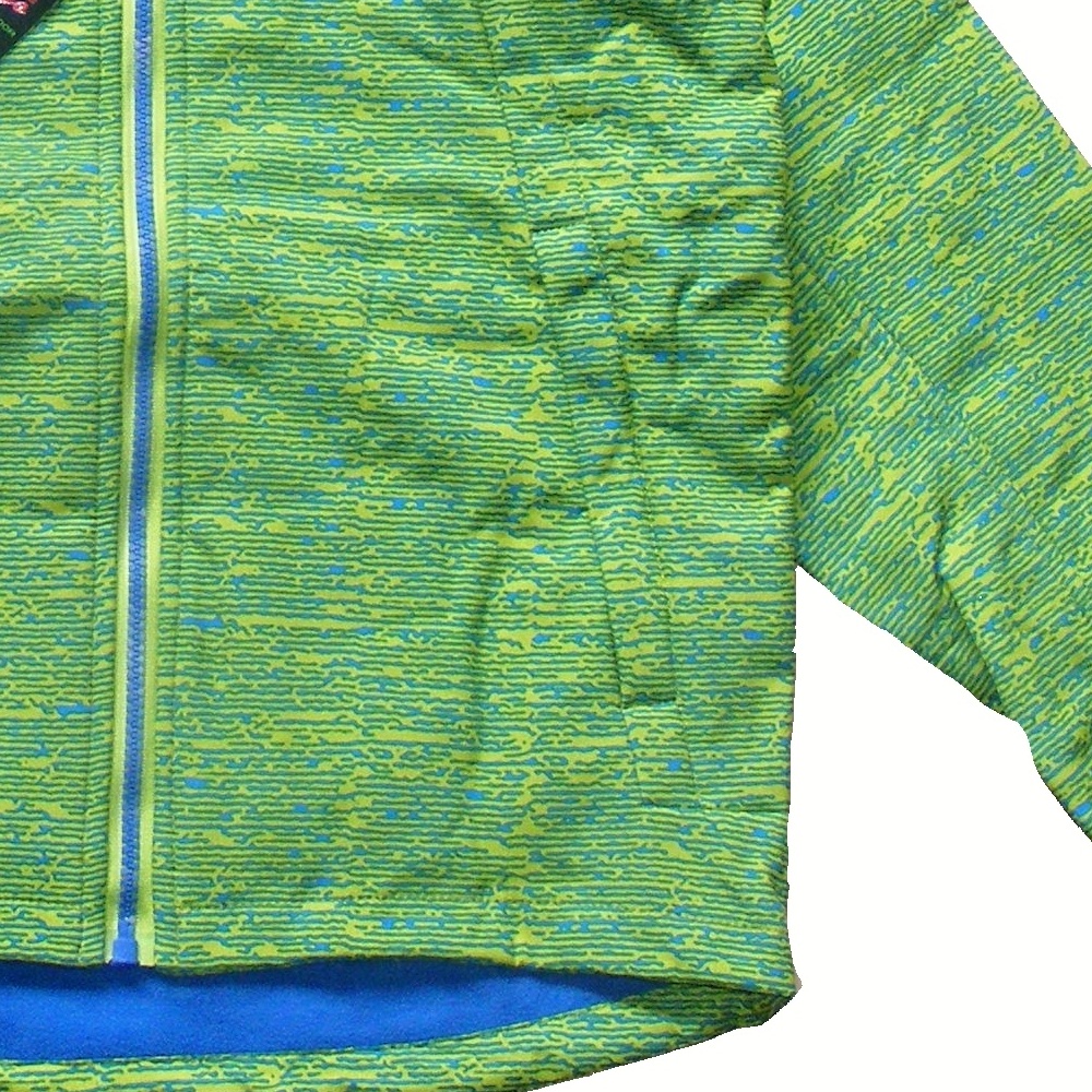 Chlapecká softshellová bunda s fleecem KUGO B2930 zelená