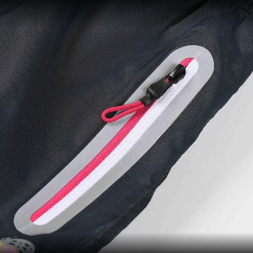 Šusťákové kalhoty s bavlněnou podšívkou KUGO SK7738, růžové