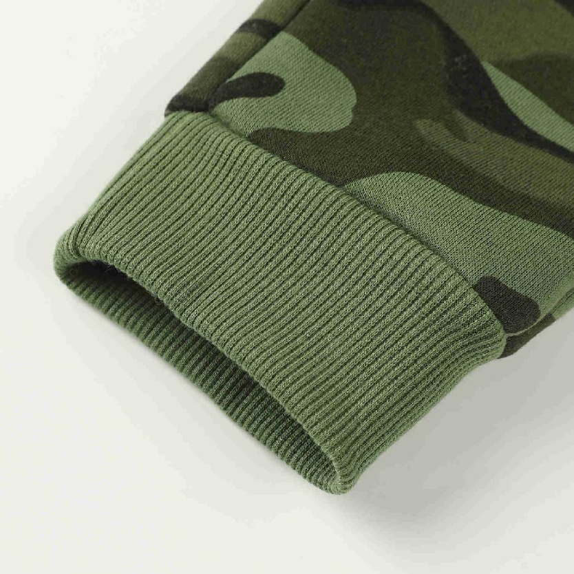 Zateplené maskáčové tepláky KUGO JK9535, modrá aplikace