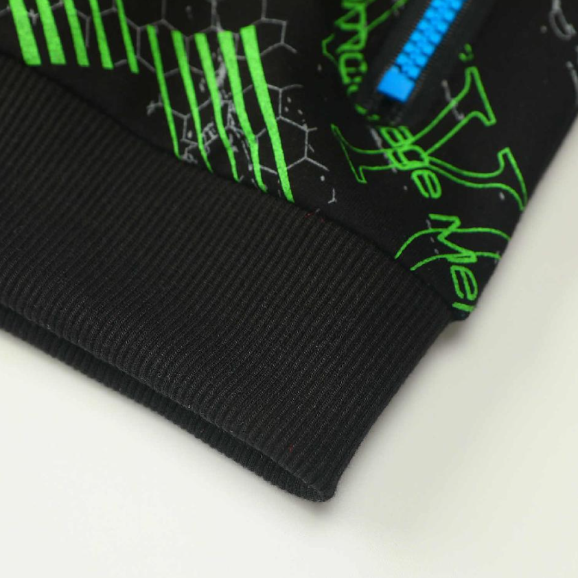 Chlapecká mikina KUGO HM0741, černá