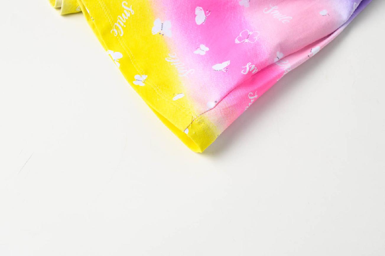 Dívčí šaty KUGO HS9286, tmavě růžové