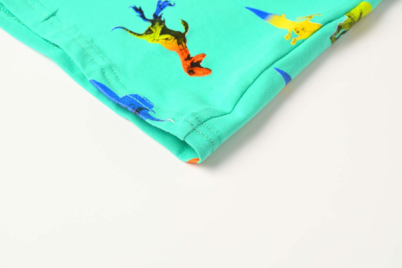 Chlapecké tričko kr.r. KUGO HC9279, zelenkavé