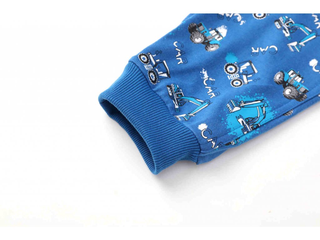 Chlapecké tepláky s laclem KUGO ST8803, modré