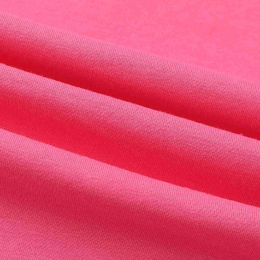 Dívčí tričko dl.r. KUGO KC9995, tmavě růžové