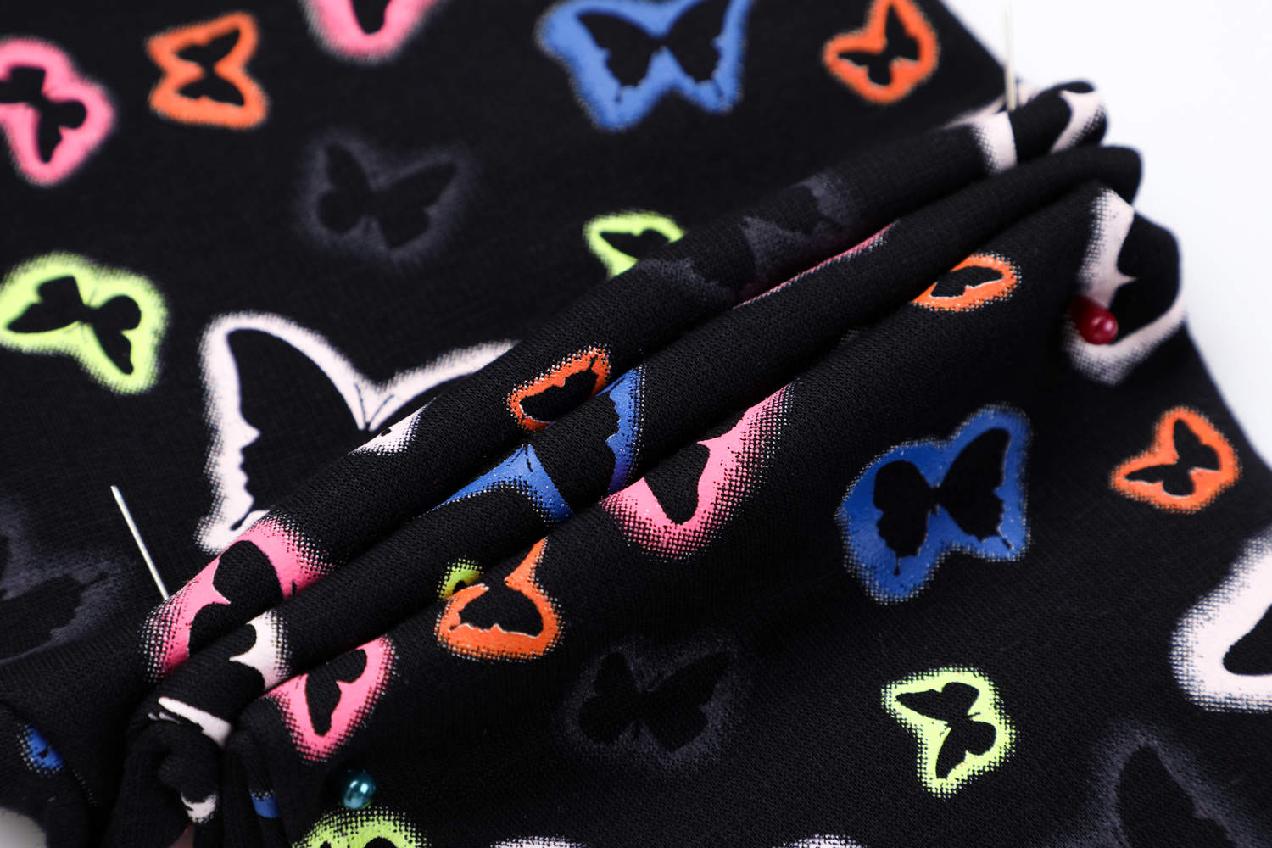 Dívčí zateplené legíny KUGO YL1041, černé