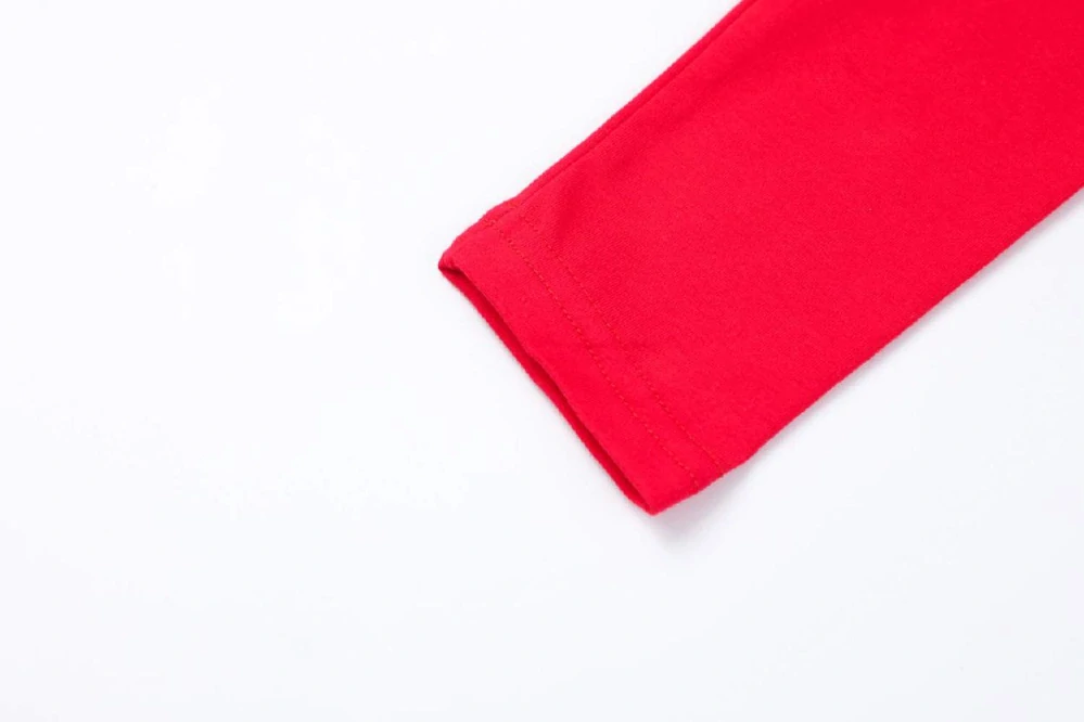 Dívčí vánoční tričko dl.r. Kugo MC3823, červené