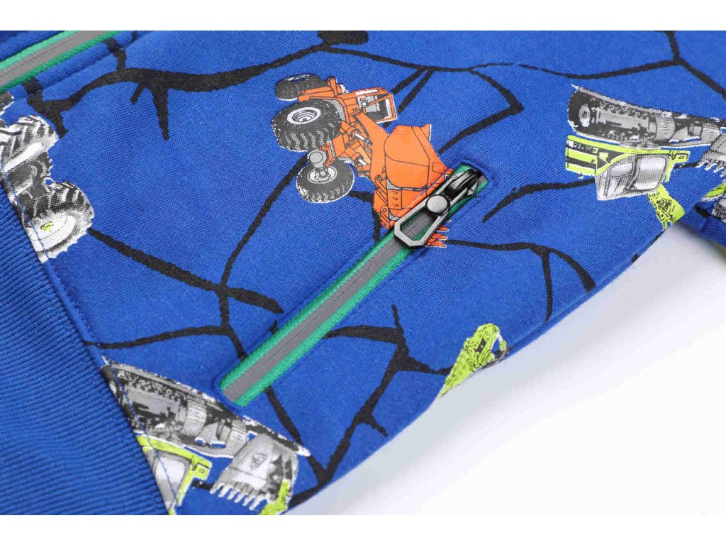 Teplá chlapecká mikina KUGO GM8669, modrá