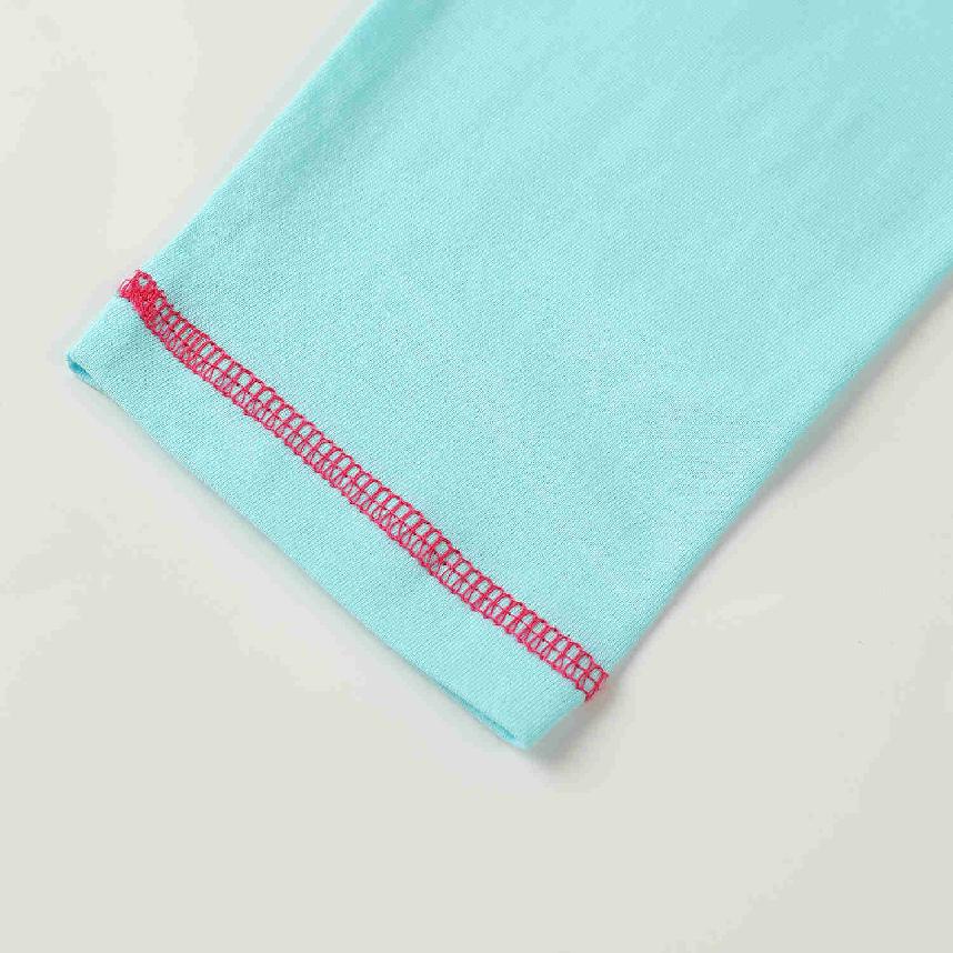 Dívčí noční košile dl.r. Kugo MN3774, tyrkysová