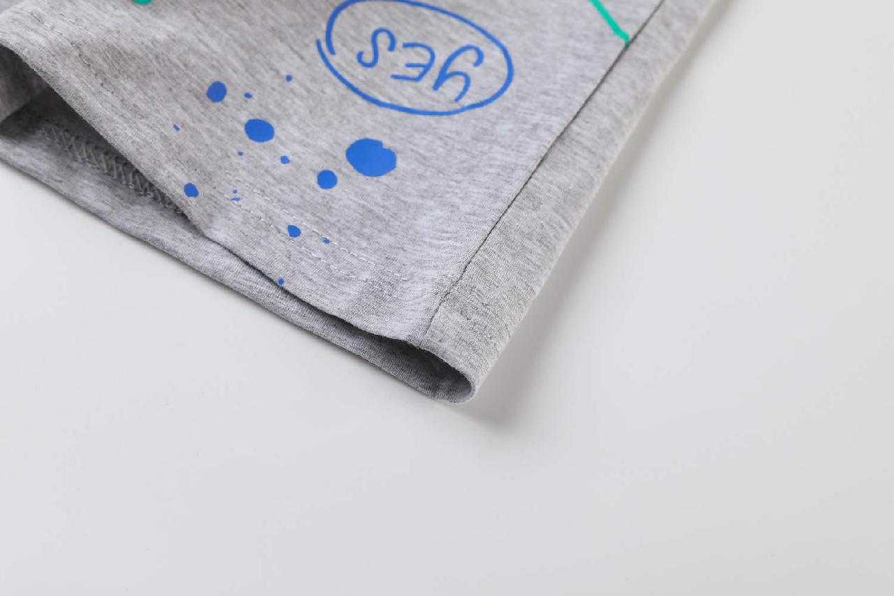 Chlapecké tričko kr.r. Kugo FC0309, šedé