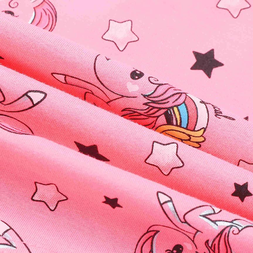 Dívčí pyžamo Kugo MP1326, šedá / fialová