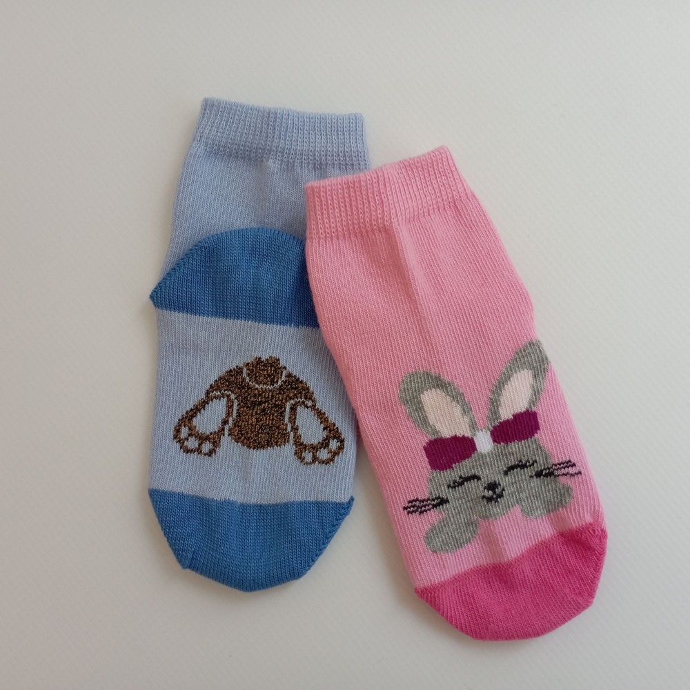 Kojenecké ponožky Trepon Bunny, růžové