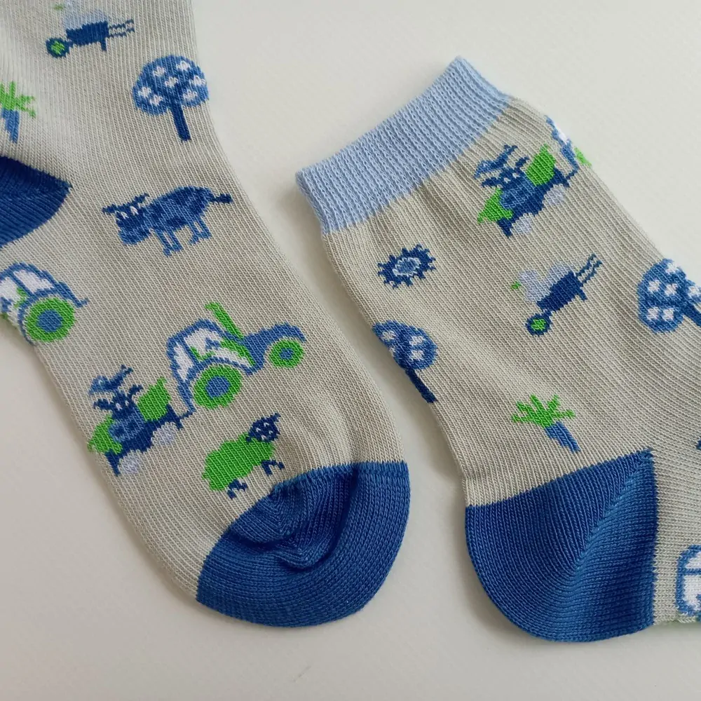 Kojenecké ponožky Trepon Farmík, šedé