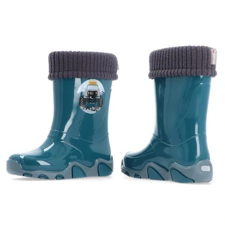 Dětské zateplené holínky Demar Stormer Lux 0402 C zelené