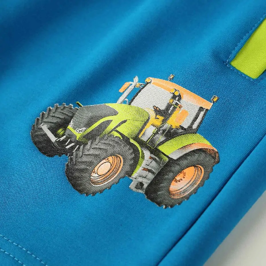 Chlapecké kraťasy Kugo HS0689, tyrkysové