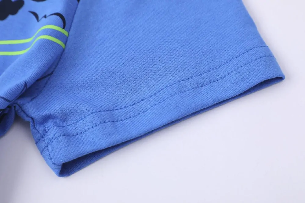 Chlapecké letní pyžamo Kugo WT7310, modré