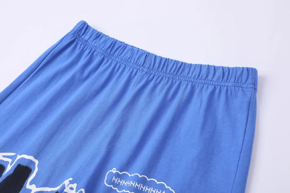 Chlapecké letní pyžamo Kugo WT7315, modré