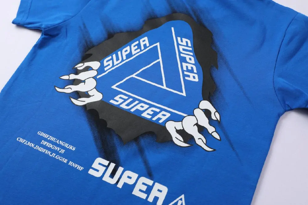 Chlapecké tričko kr.r. Kugo FC0351 světle modré