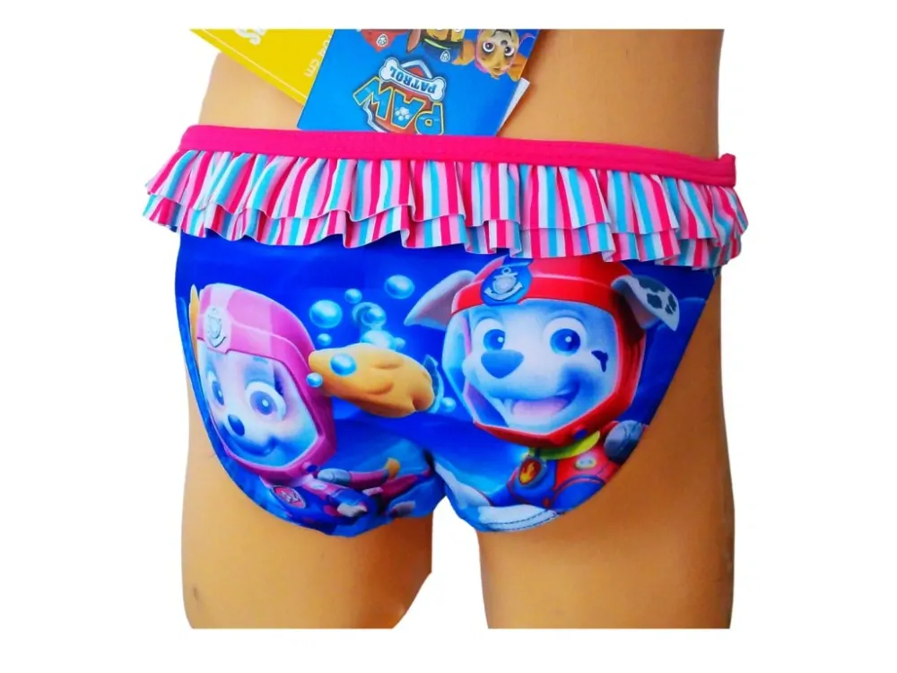 Dívčí plavky kalhotkové Paw Patrol ET1884/1 modré