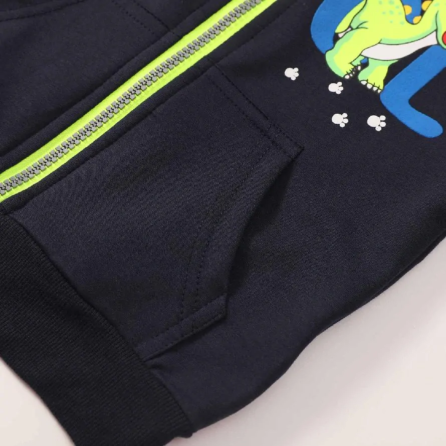 Chlapecká mikina Kugo FM0260 tmavě modrá